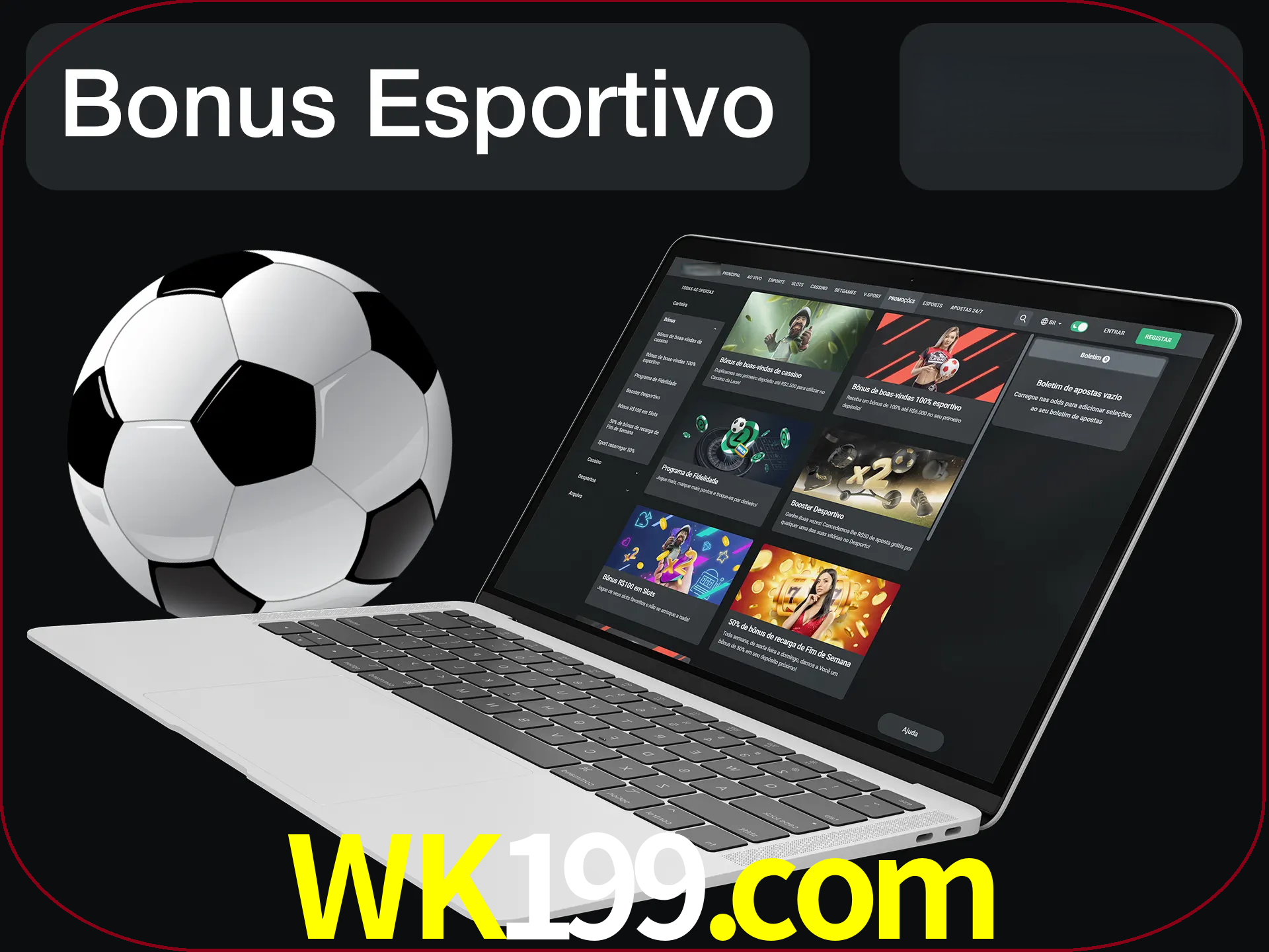 Antes de começar a apostar, use o bônus esportivo.